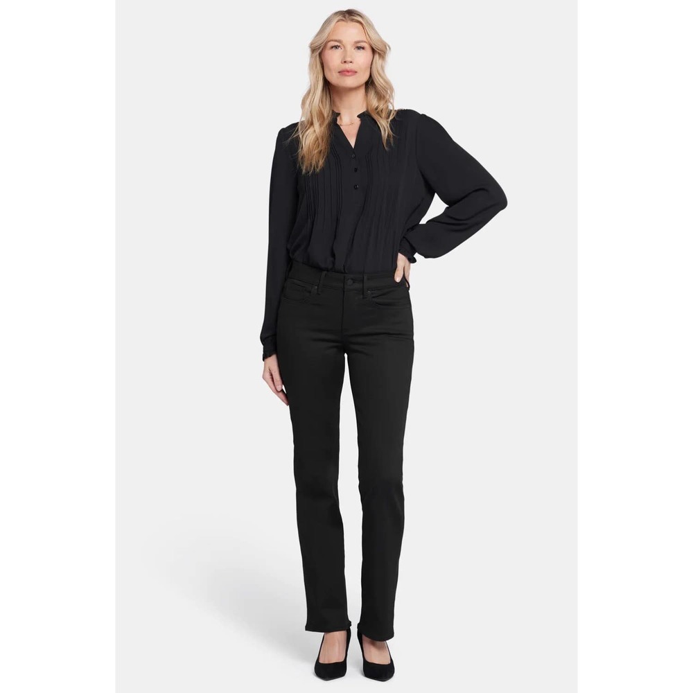 NYDJ | Blacklast Marilyn Straight Jeans | 2 - Picture 2 of 5